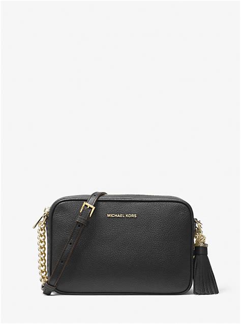 michael kors ginny leather crossbody.